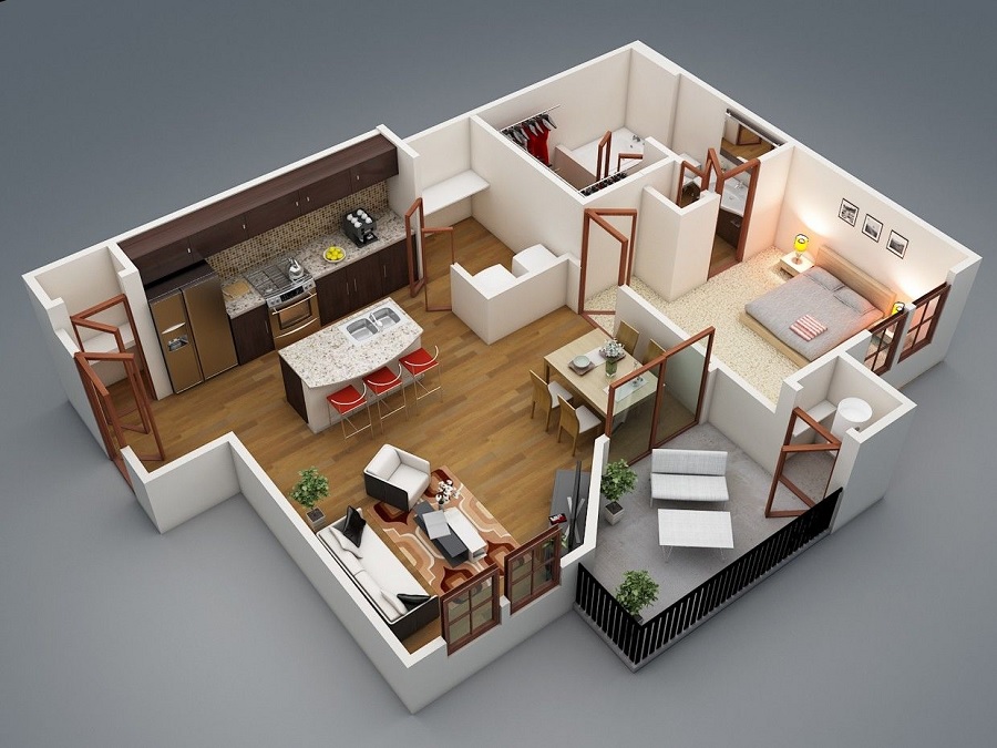 Để có được phương án thiết kế nội thất phù hợp cho căn hộ chung cư 2 phòng với ngân sách chỉ 150 triệu chúng ta cần có sự tính toán và cân nhắc về xu hướng thiết kế đơn giản, nội thất tiết kiệm