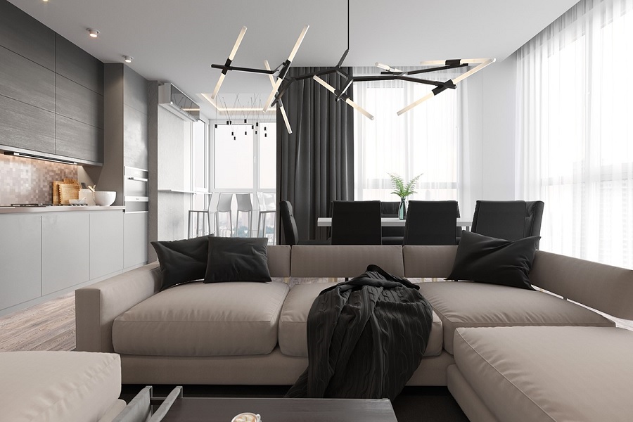 Xác định chính xác không gian thực tế sử dụng sẽ giúp việc lựa chọn và bố trí nội thất trong căn hộ dễ dàng hơn