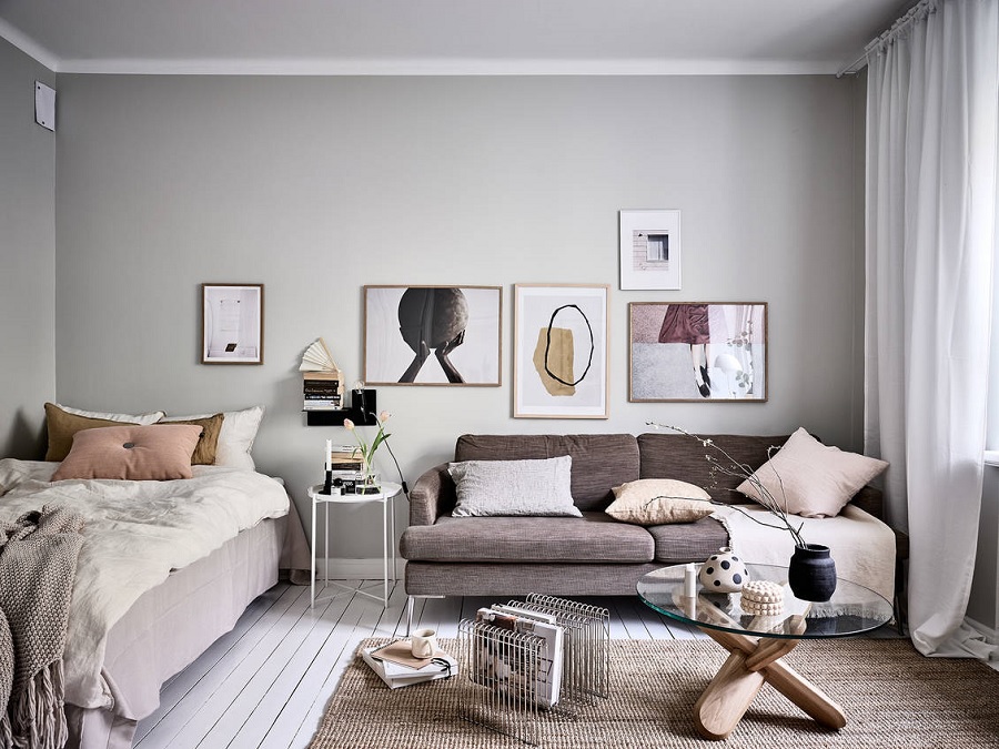 Thiết kế nội thất chung cư 80m2 phong cách Scandinavian phù hợp với những người trầm tính